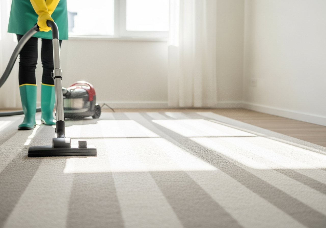 vacate cleaning living room