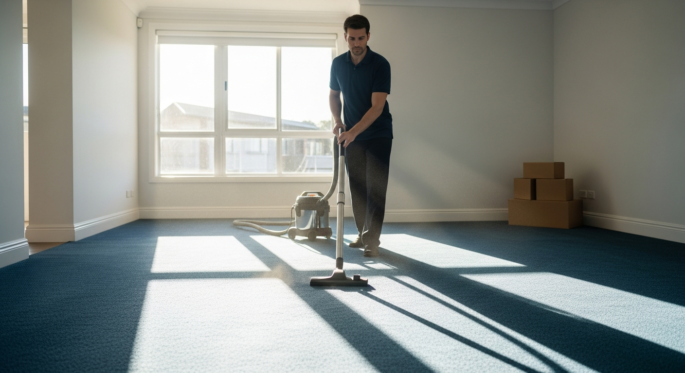 Carpet cleaning during vacate clean