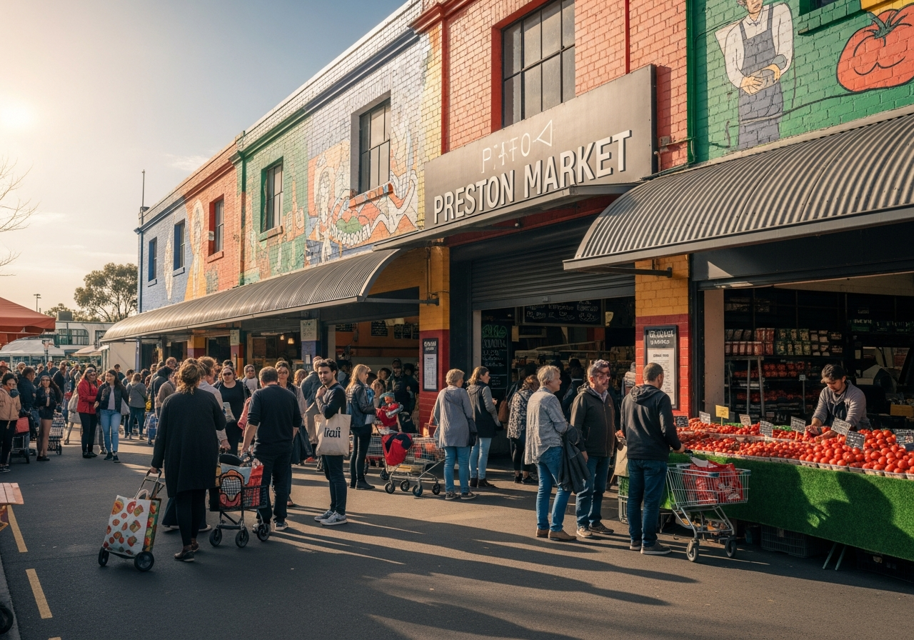 Preston Market and High Street