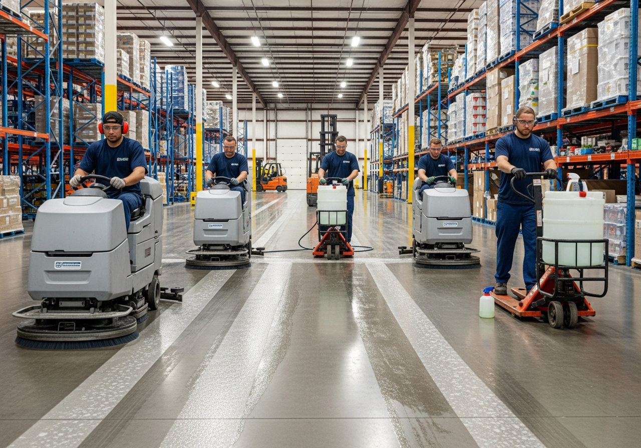 Warehouse cleaning in Silverwater