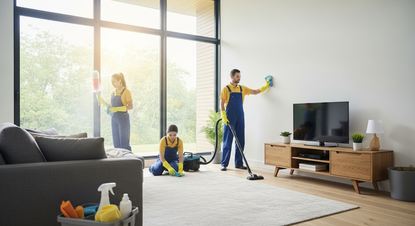 End of lease cleaning team