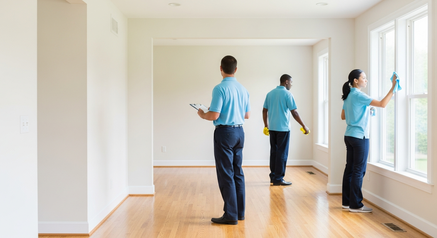 Freshly cleaned house ready for inspection