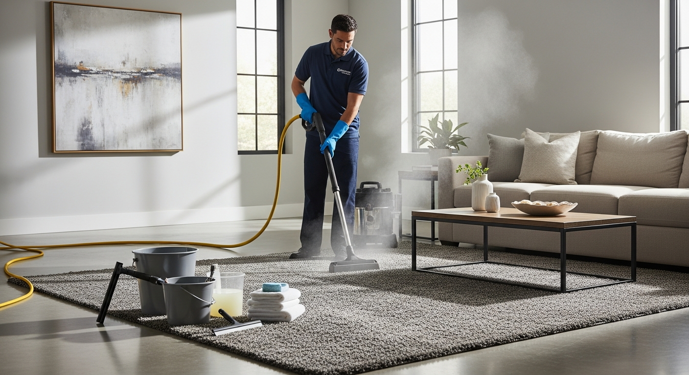 Carpet steam cleaning