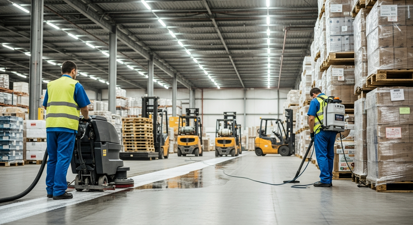 Warehouse cleaners in Prestons