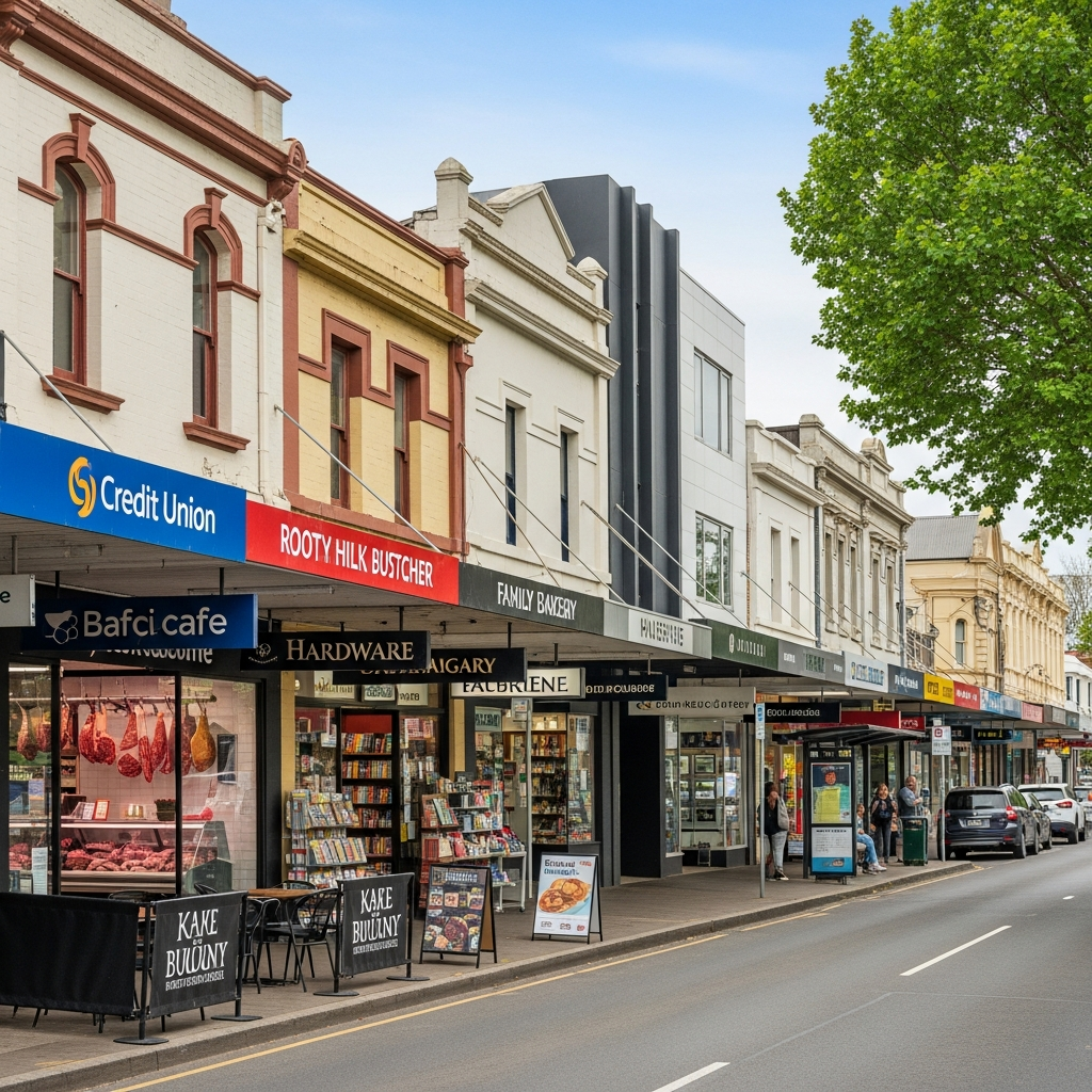 Rooty Hill town centre shops