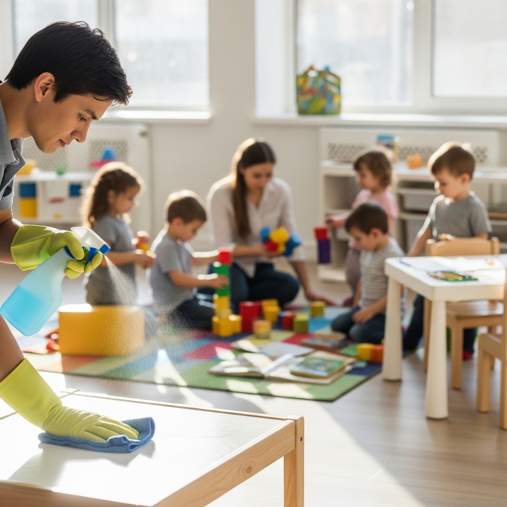 Professional child care cleaning services