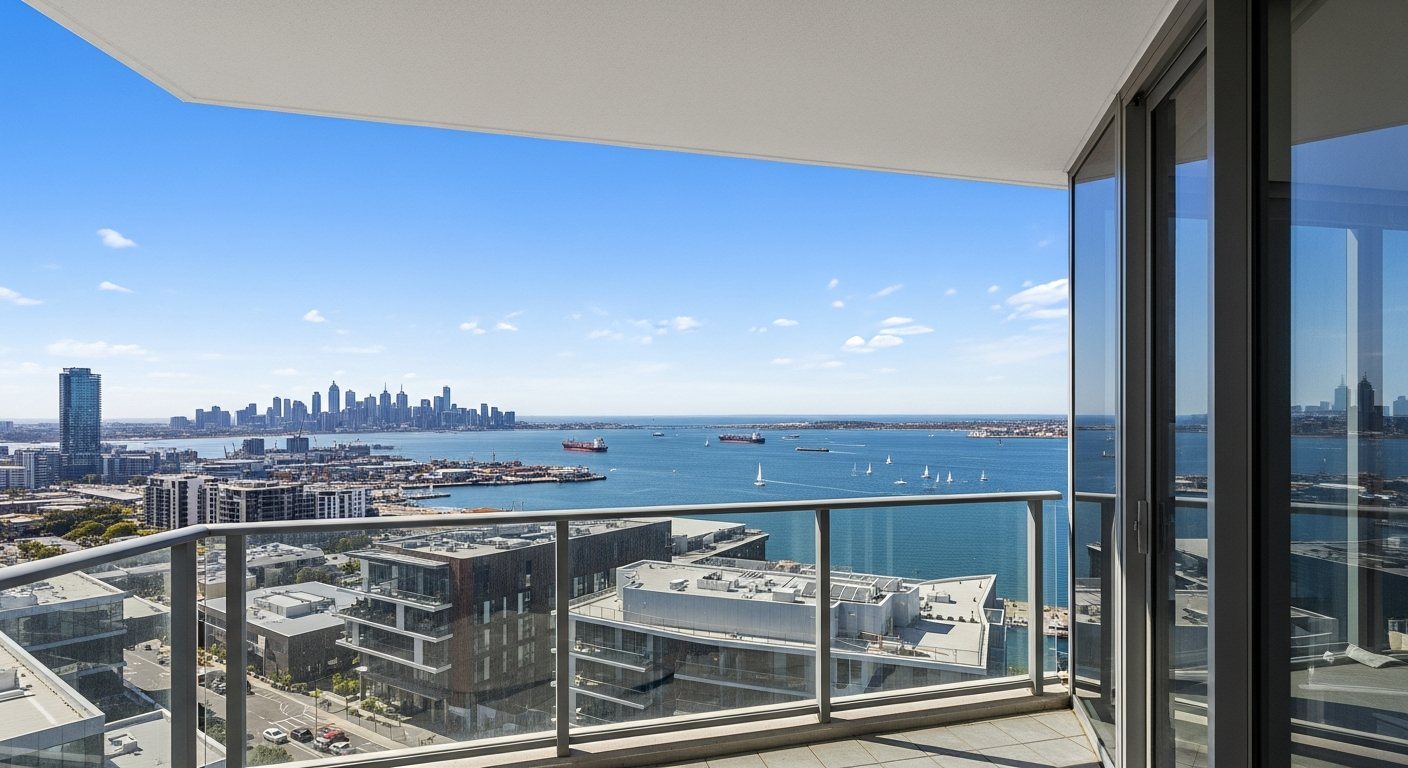 Port Melbourne balcony view