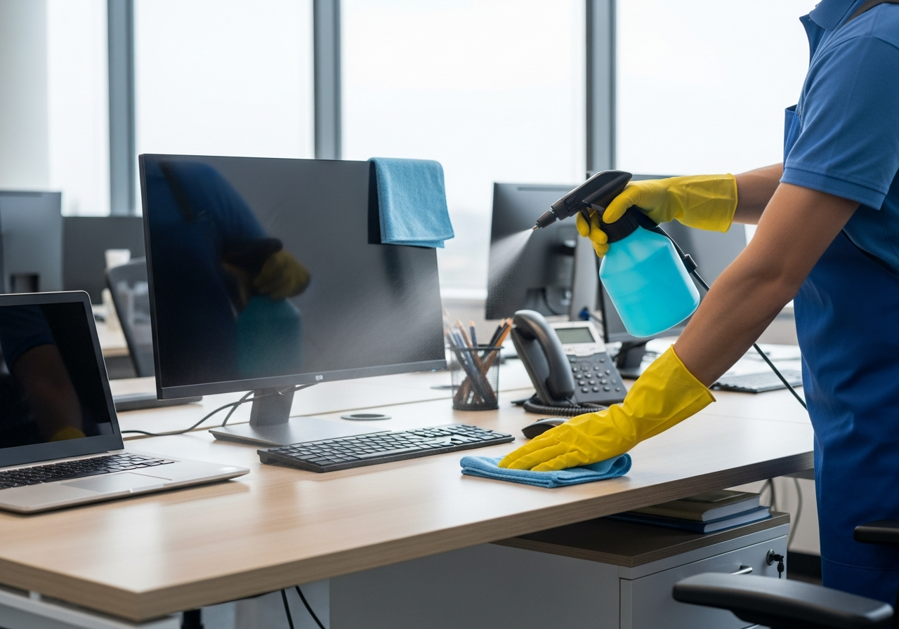 Office sanitisation in Pemulwuy