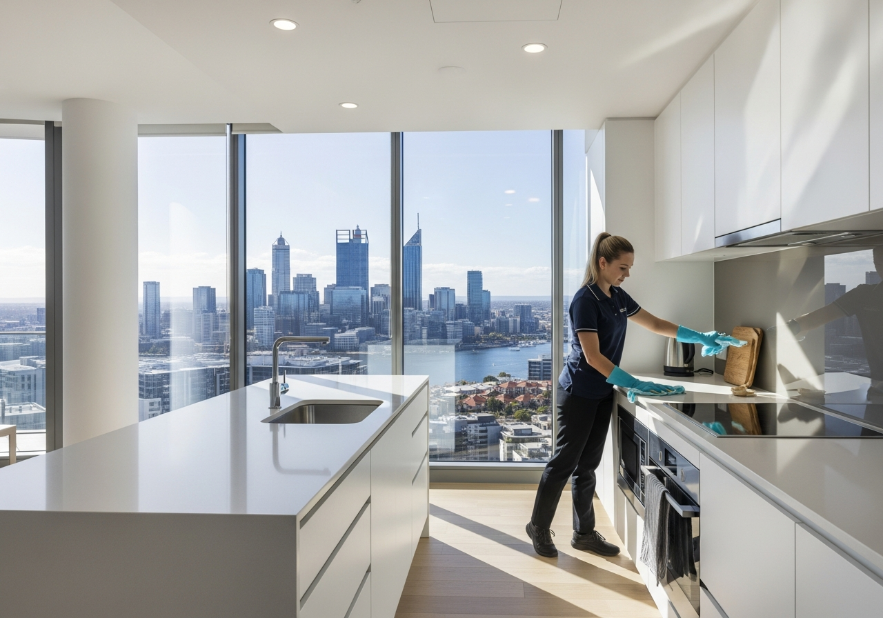 Kitchen vacate cleaning West Perth