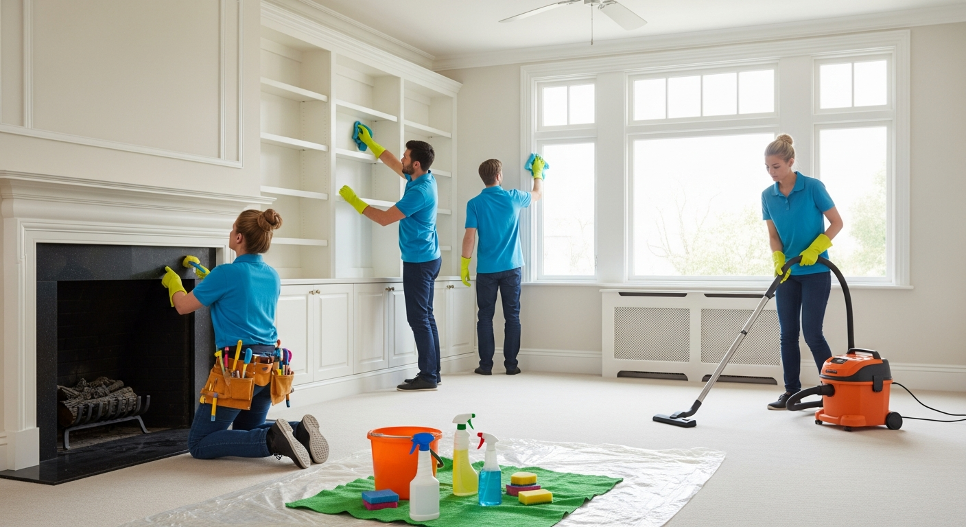Professional end of lease cleaning team
