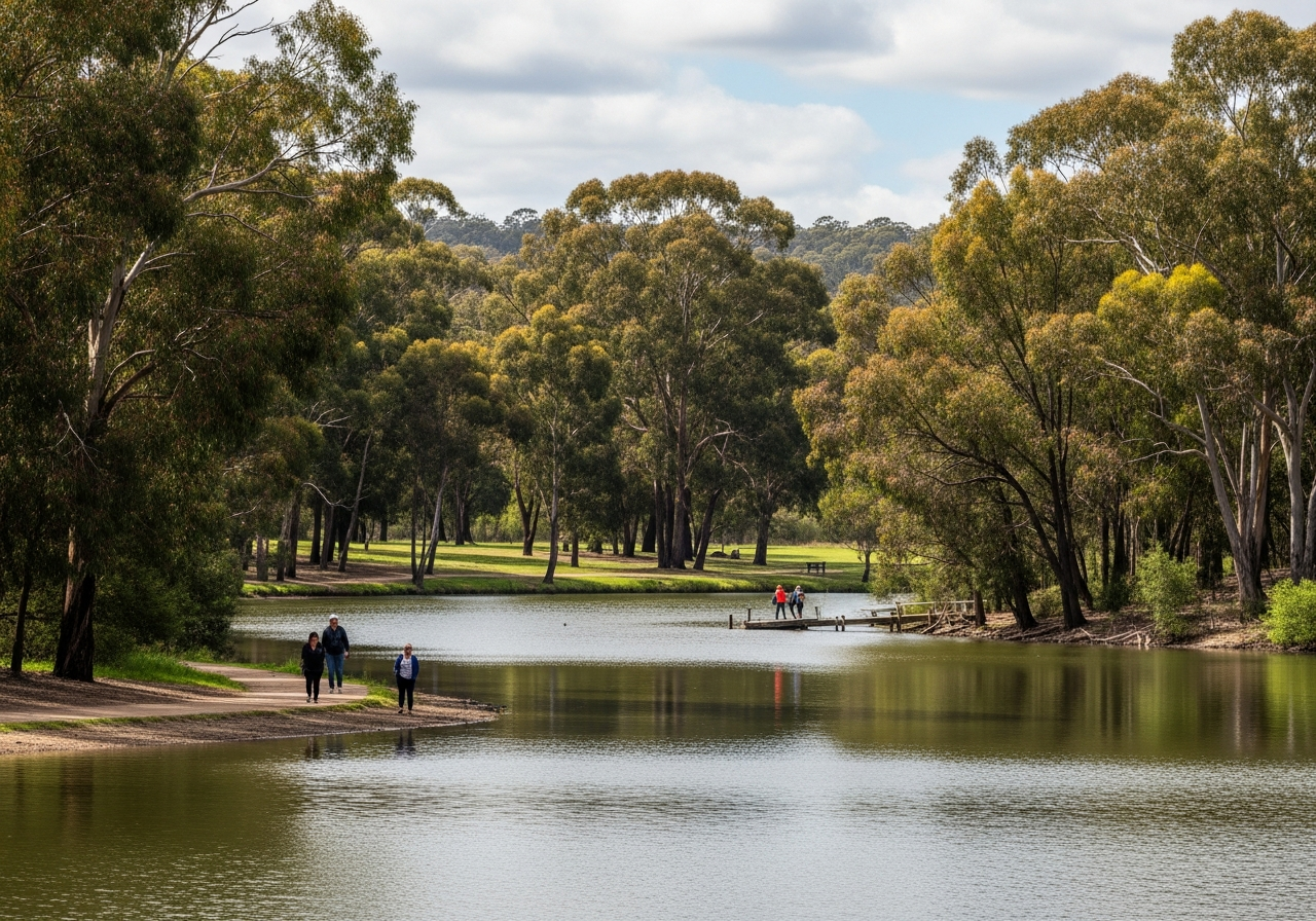 Lilydale Lake and walking trails