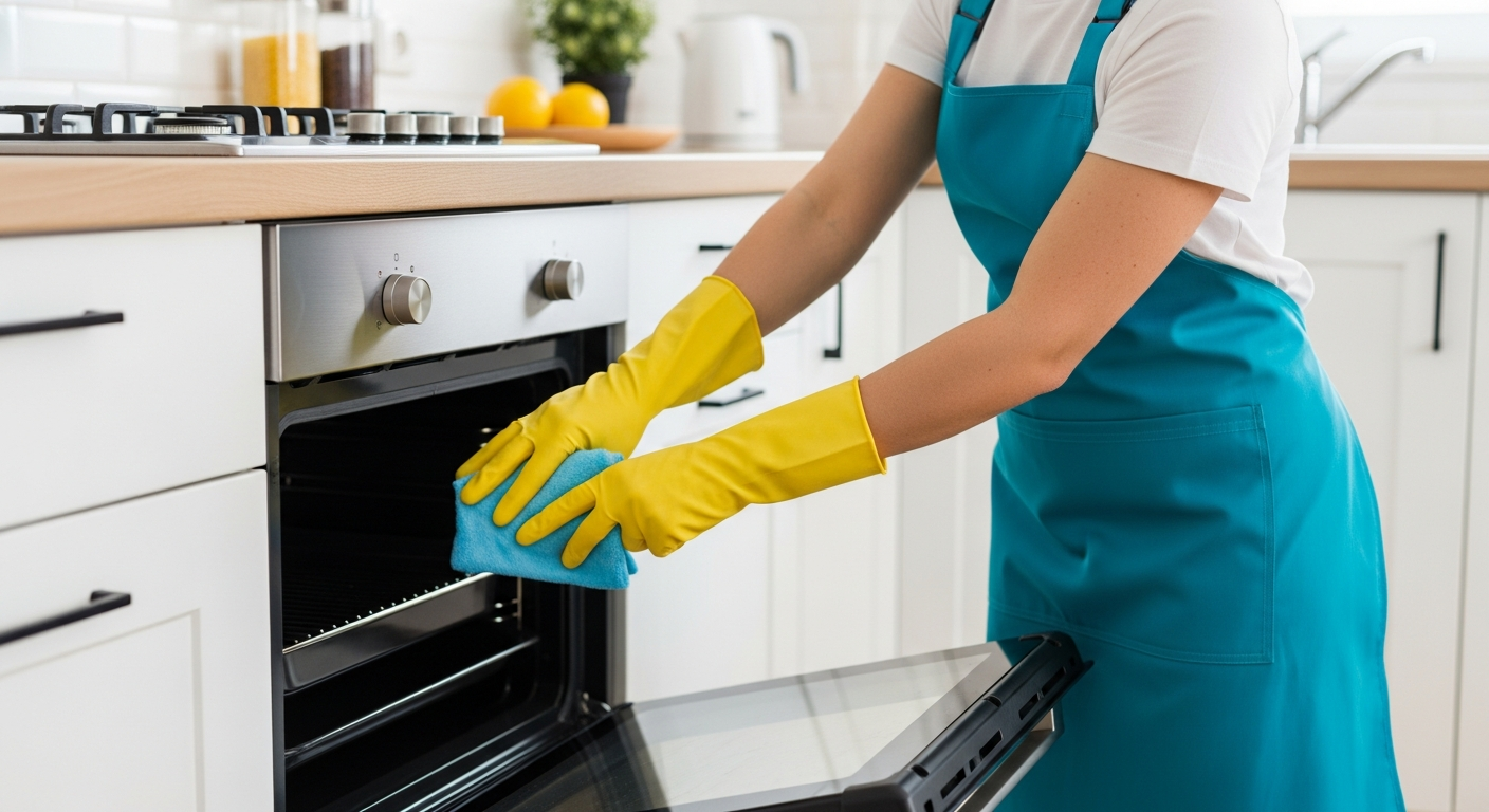 Oven cleaning during end of lease clean