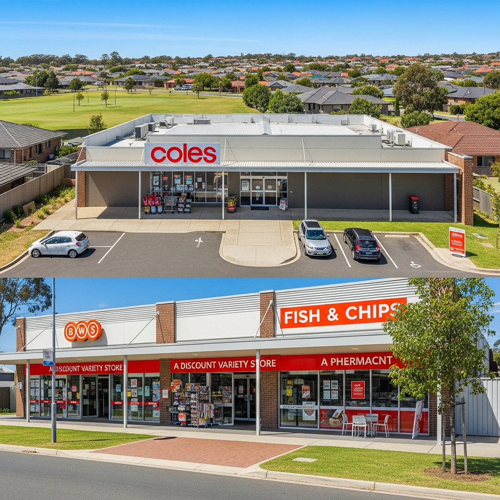 Stanhope Gardens shopping and business area