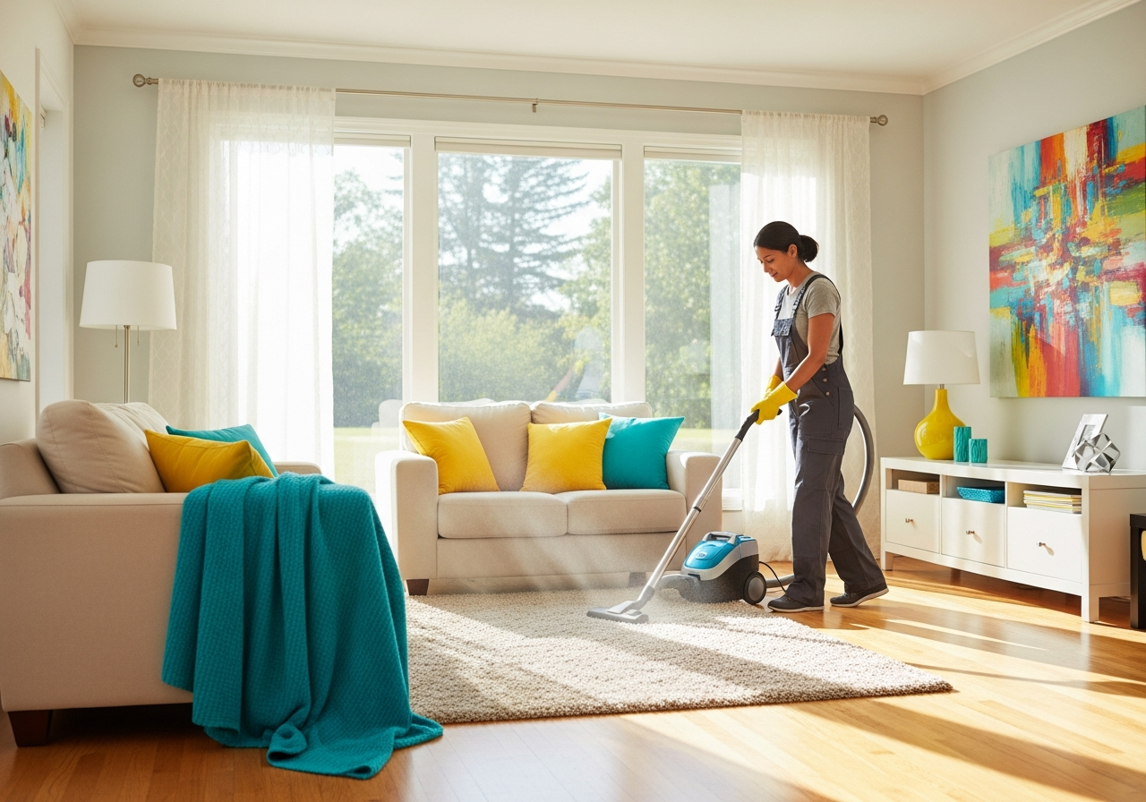 End of lease cleaning in Junction Village home