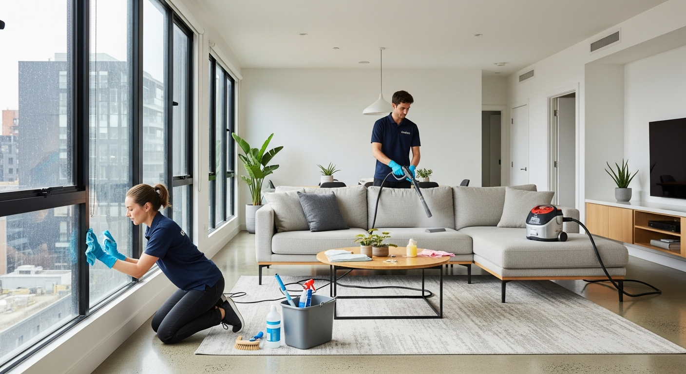 End of lease cleaning in St Kilda apartment