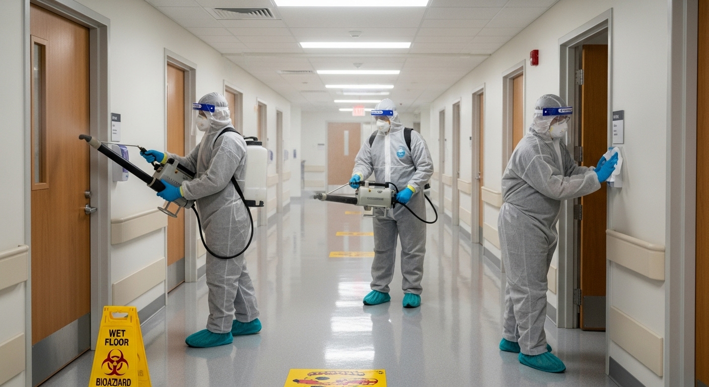 Medical centre disinfection