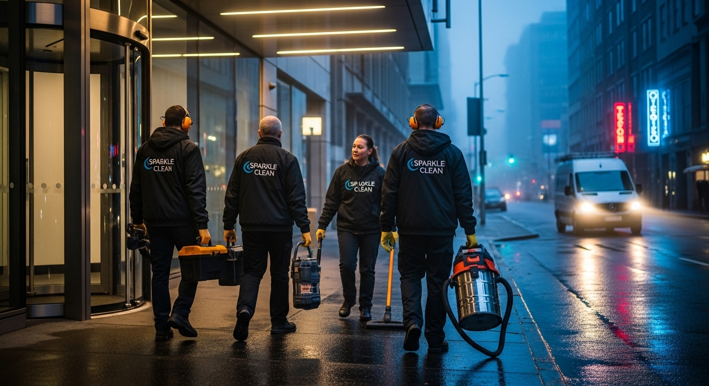 After-hours commercial cleaning