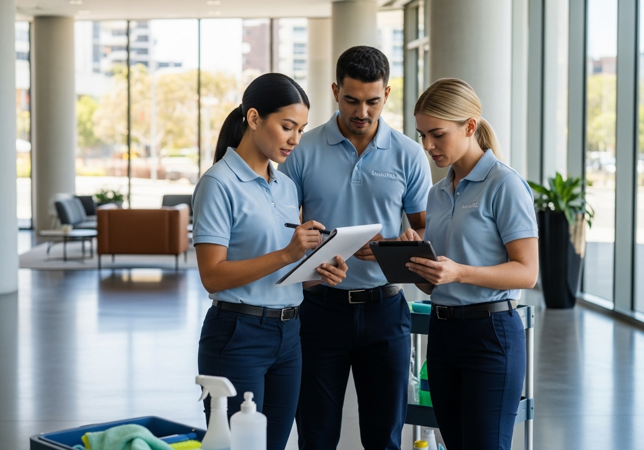 Maitland commercial cleaning team