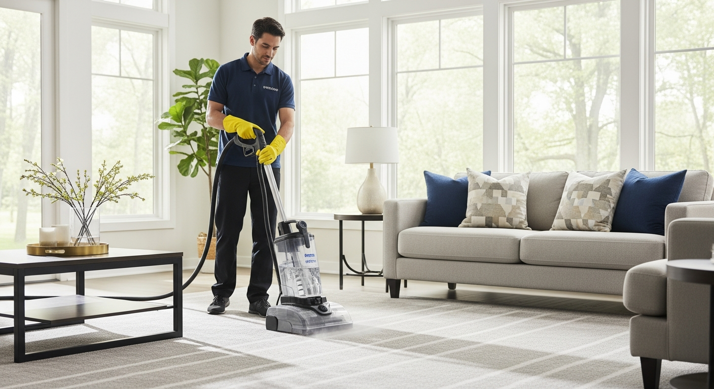 Carpet steam cleaning
