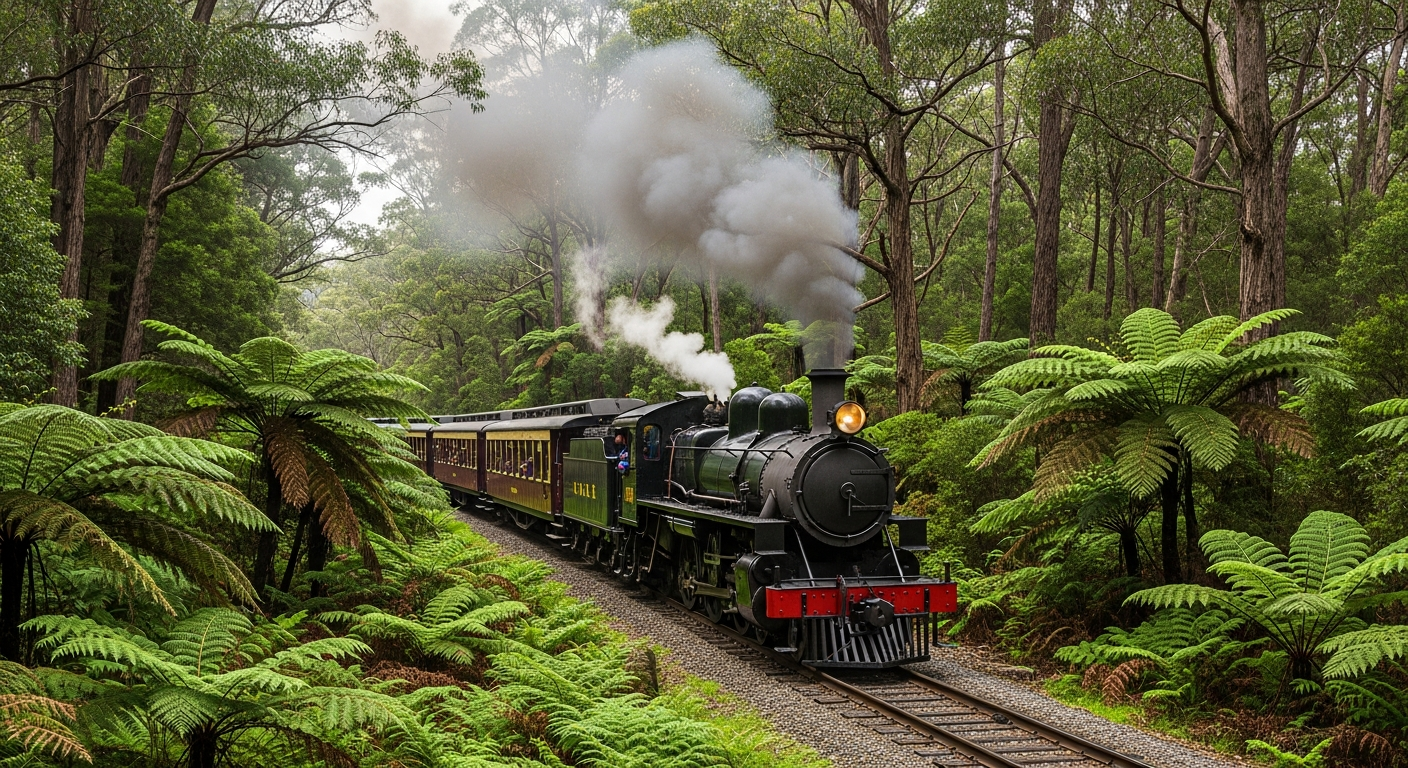 Puffing Billy near Belgrave