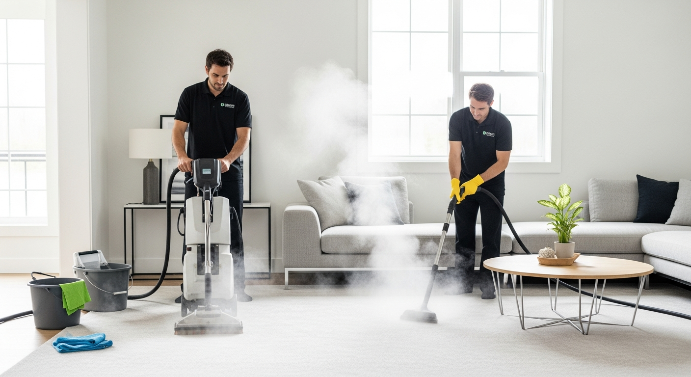 Carpet steam cleaning