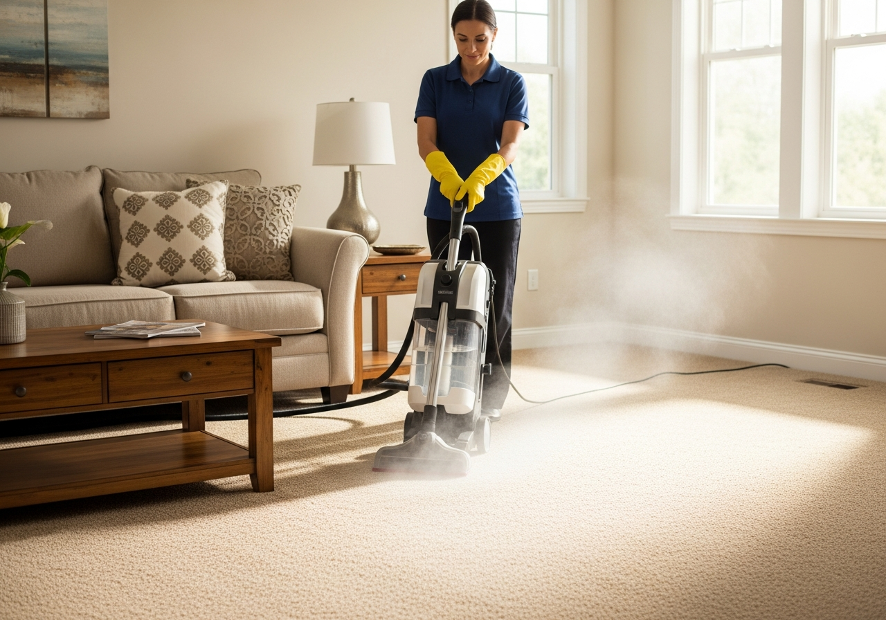 Carpet steam clean