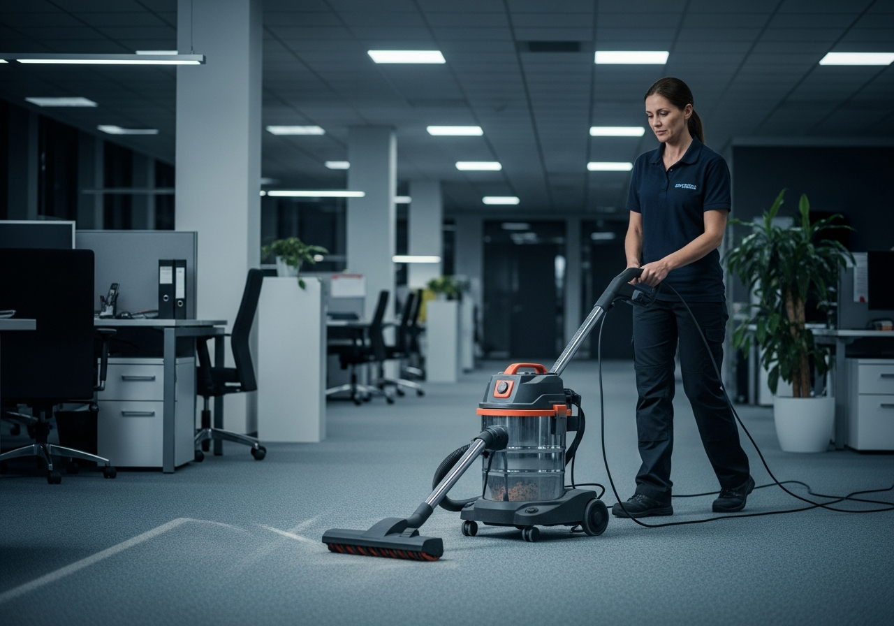 Office cleaning after hours