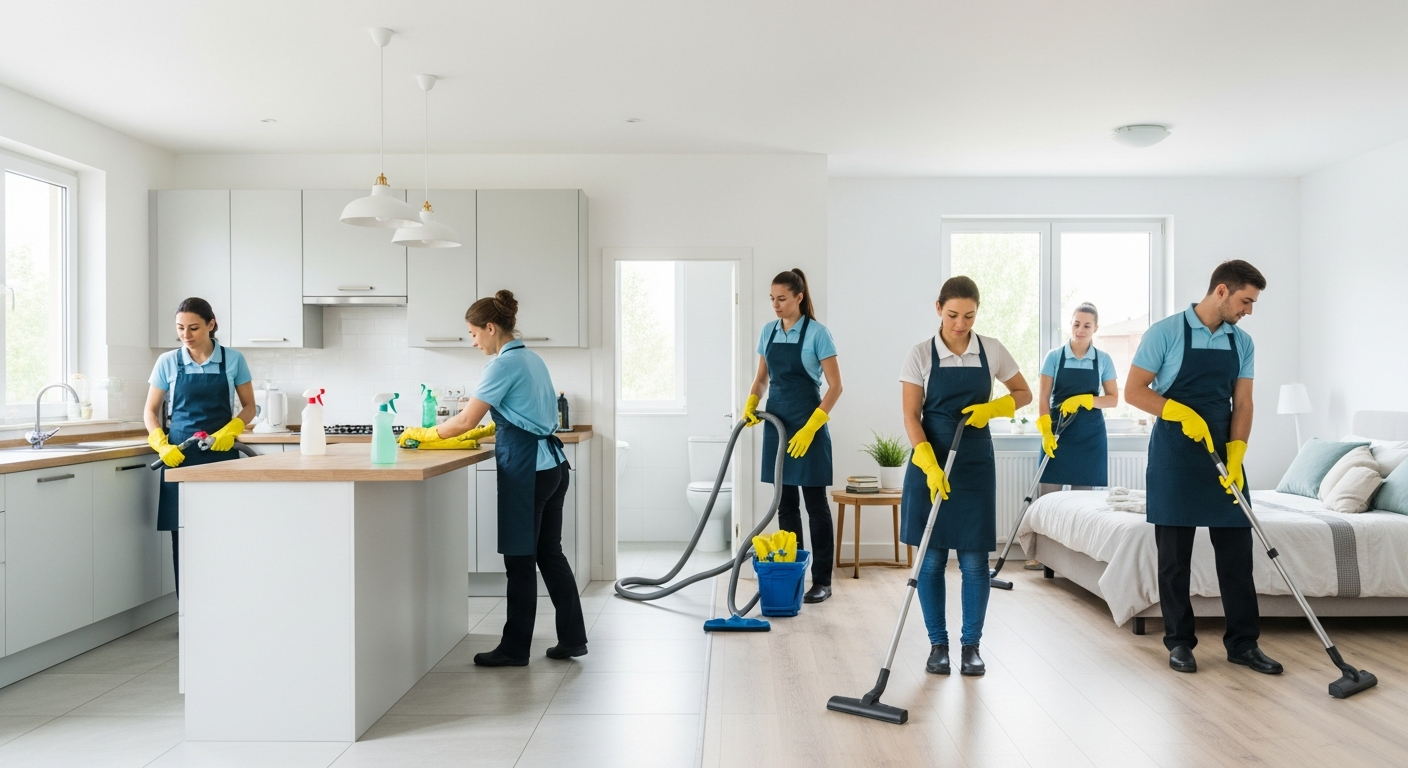 End of lease cleaning team