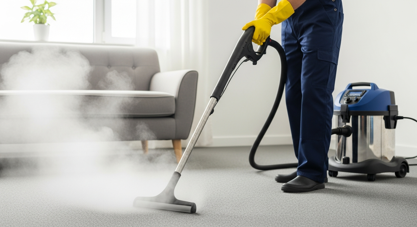 Carpet steam cleaning vacate