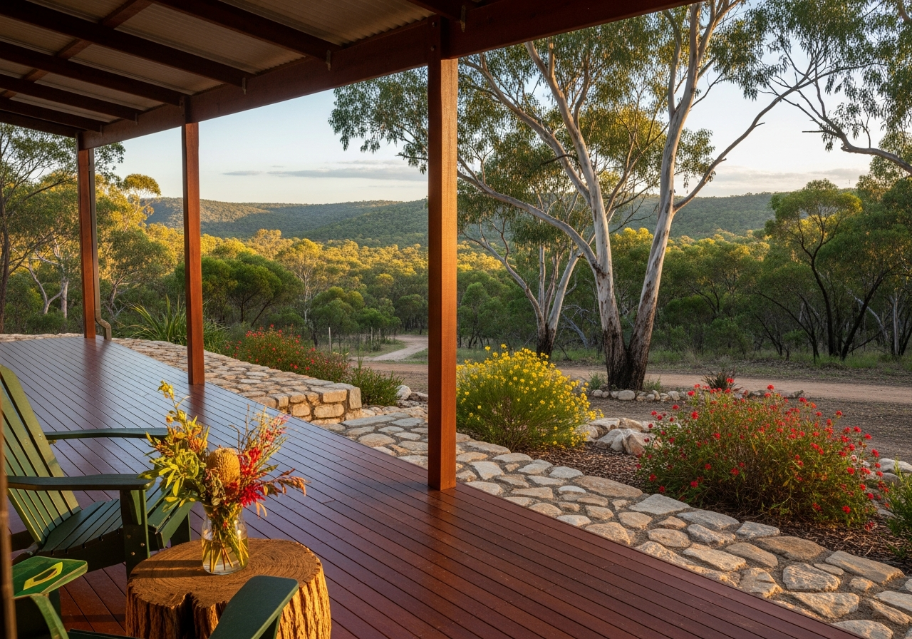 Tidy verandah in Paulls Valley