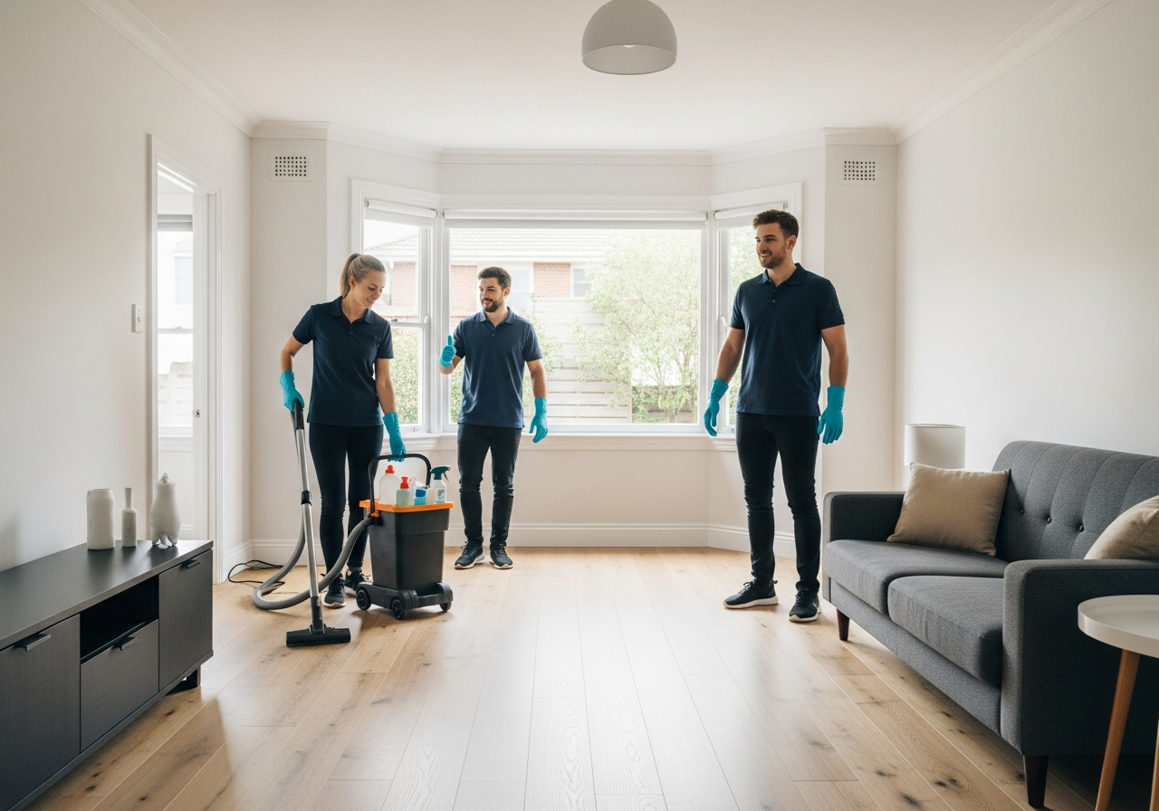 End of lease cleaning team