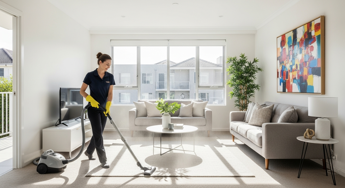 Carpet cleaning in apartment