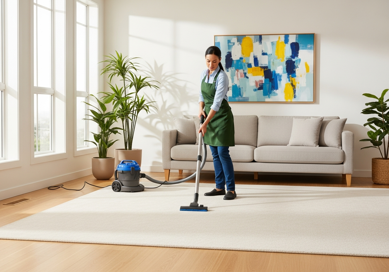 vacate clean living room