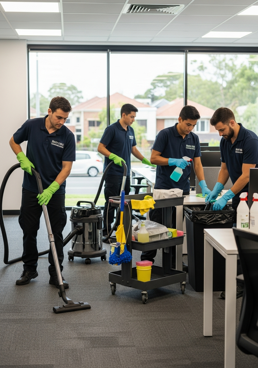 Professional cleaners in Rooty Hill office