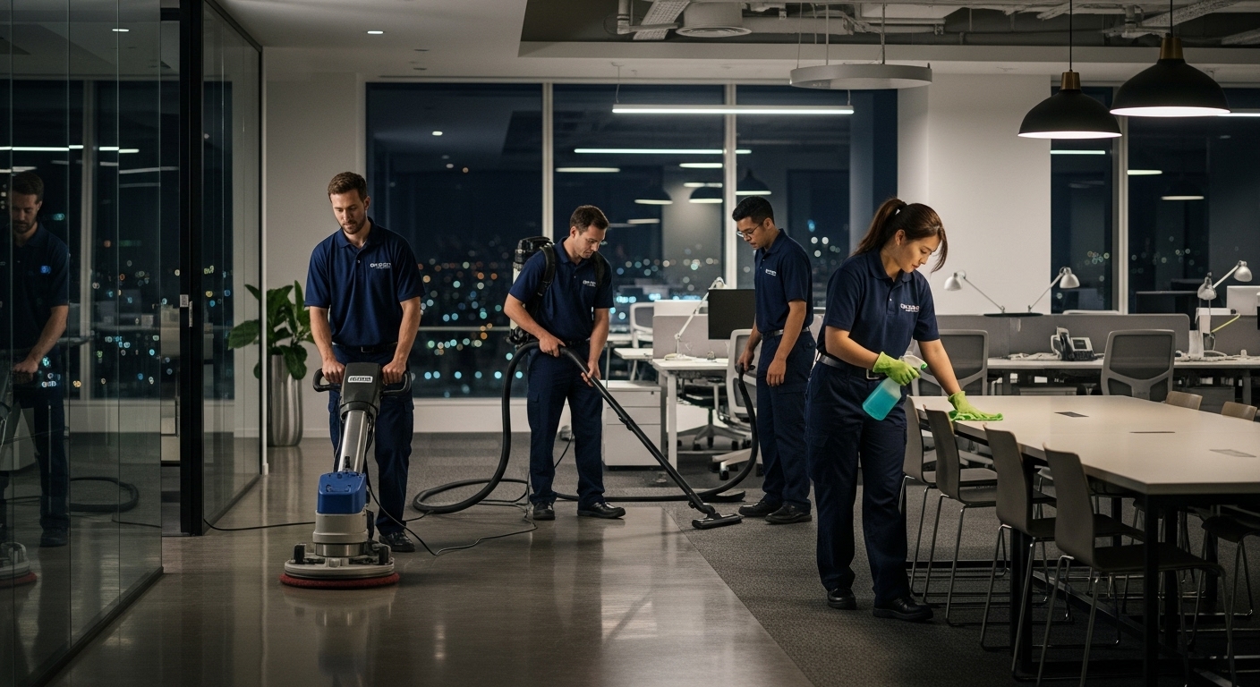 After hours office cleaning in Port Melbourne