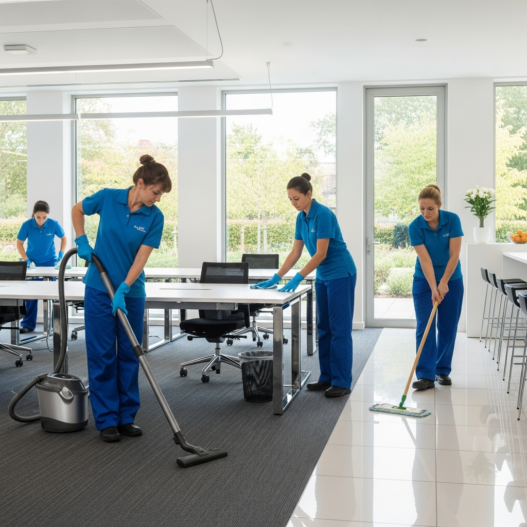 Commercial cleaners in Stanhope Gardens