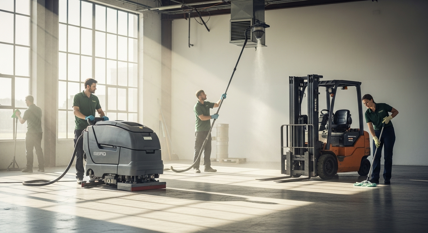 Warehouse cleaners in Potts Hill