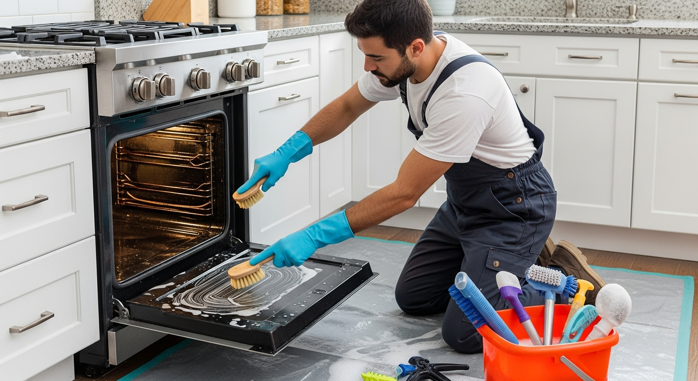 Oven deep clean service