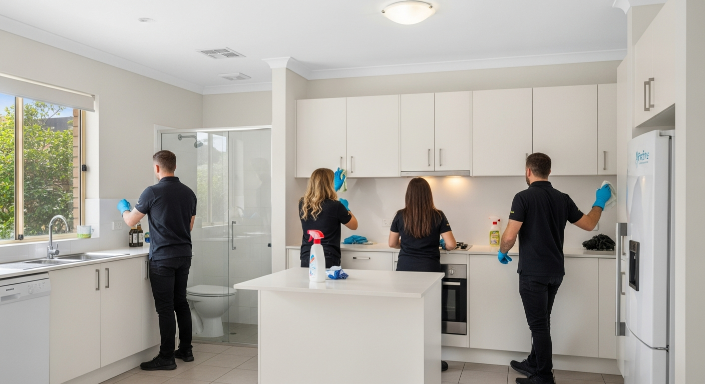 End of lease cleaning team