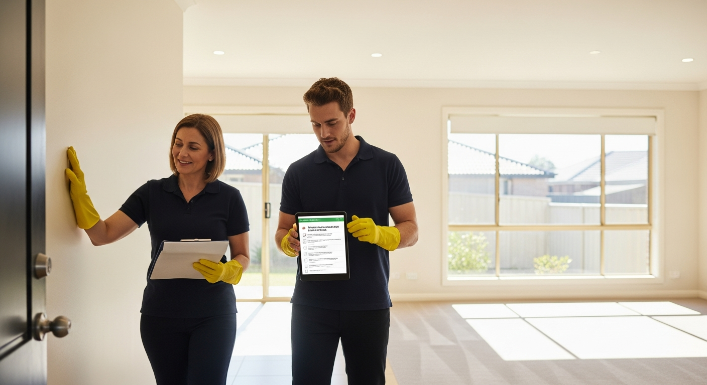 End of lease cleaners with checklist