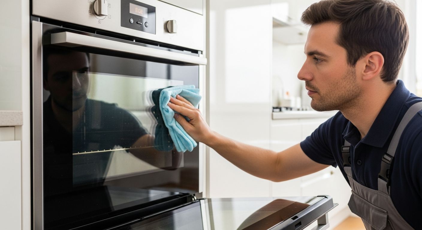 Oven cleaning for end of lease