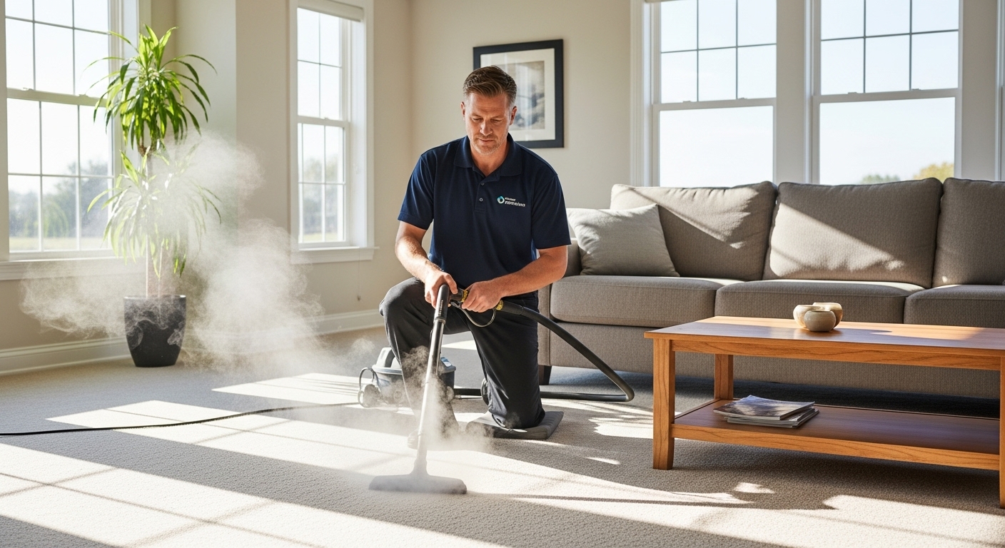 Carpet steam clean