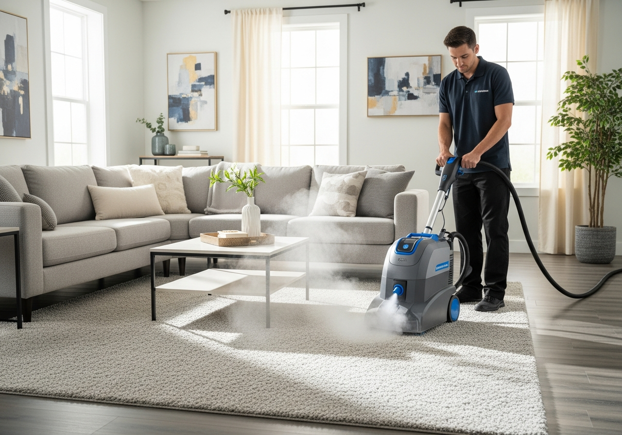 Carpet steam clean