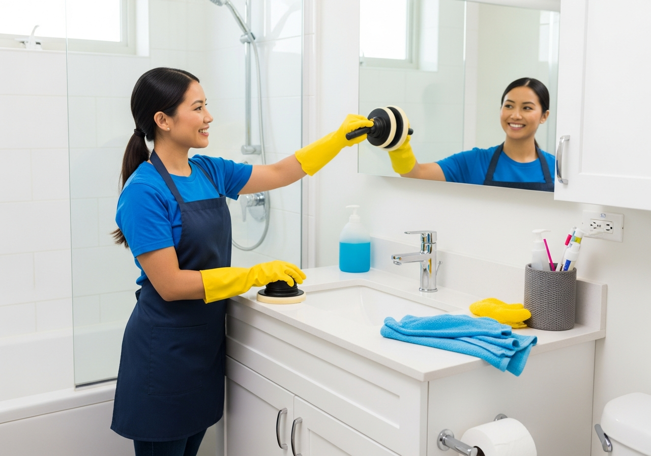 Bathroom cleaning