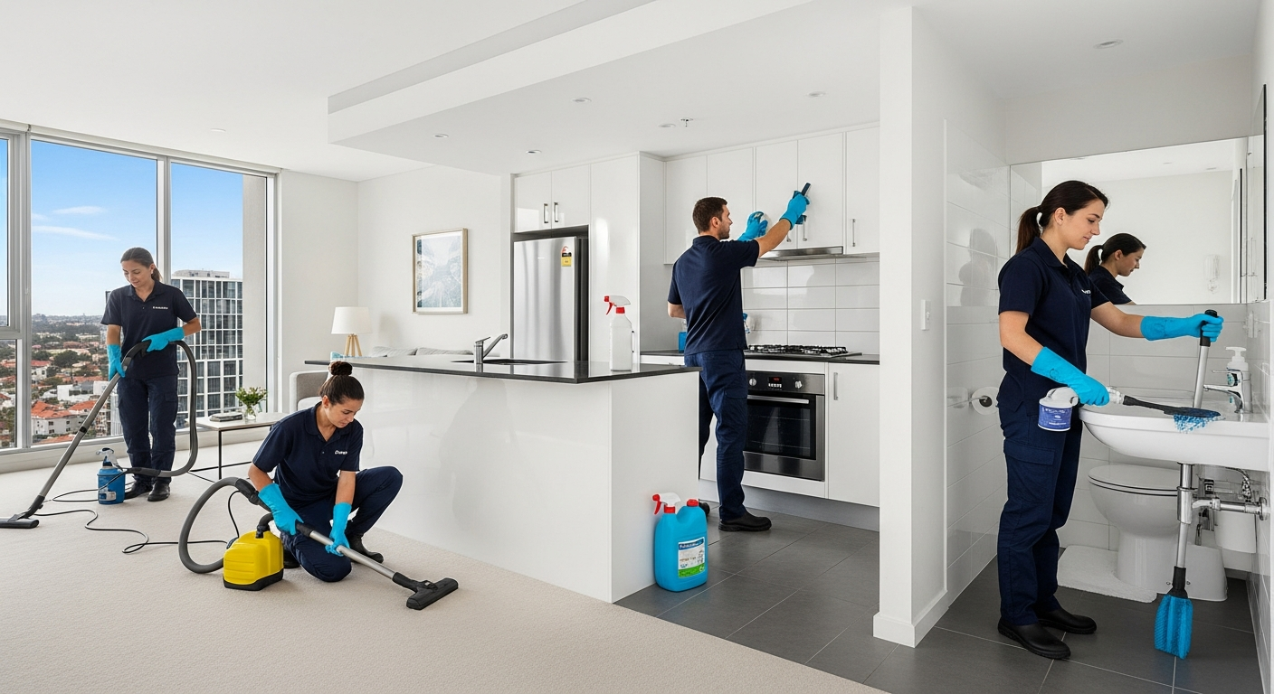 Professional end of lease cleaning team