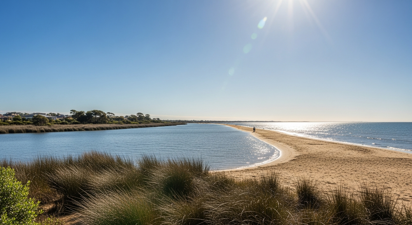 Carrum Patterson River and beach