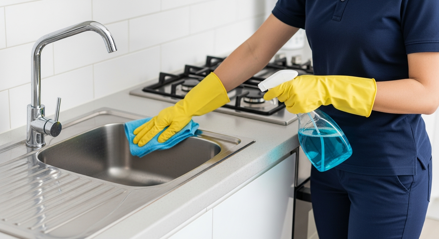 End of lease clean kitchen
