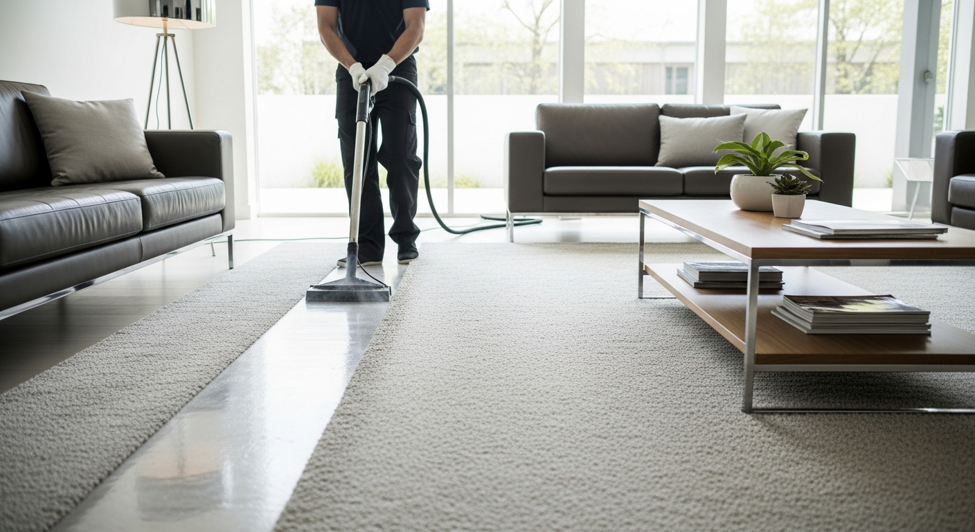 Carpet steam cleaning for end of lease clean