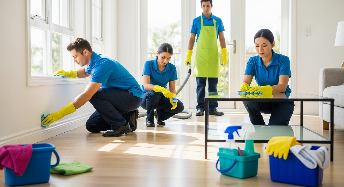 end of lease cleaning team