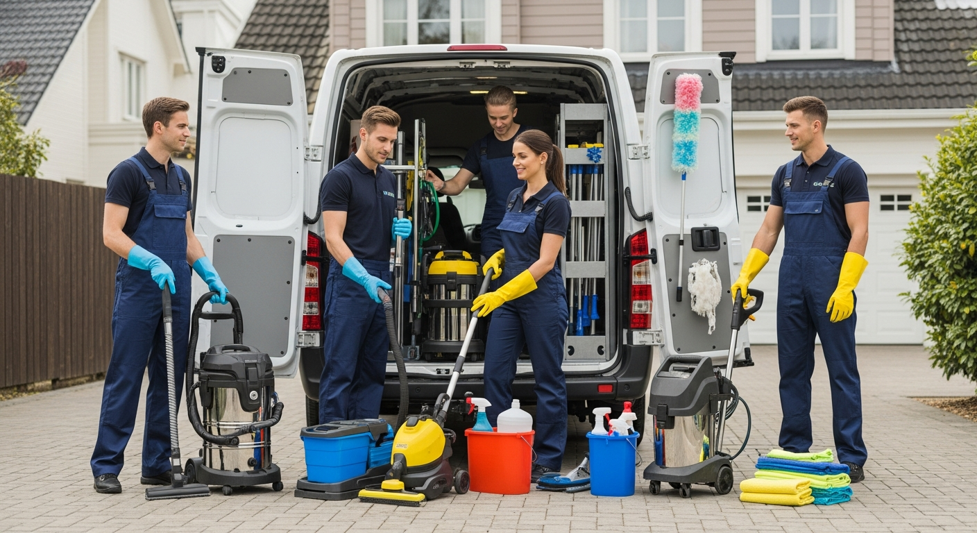 Cleaning team in Pennydale